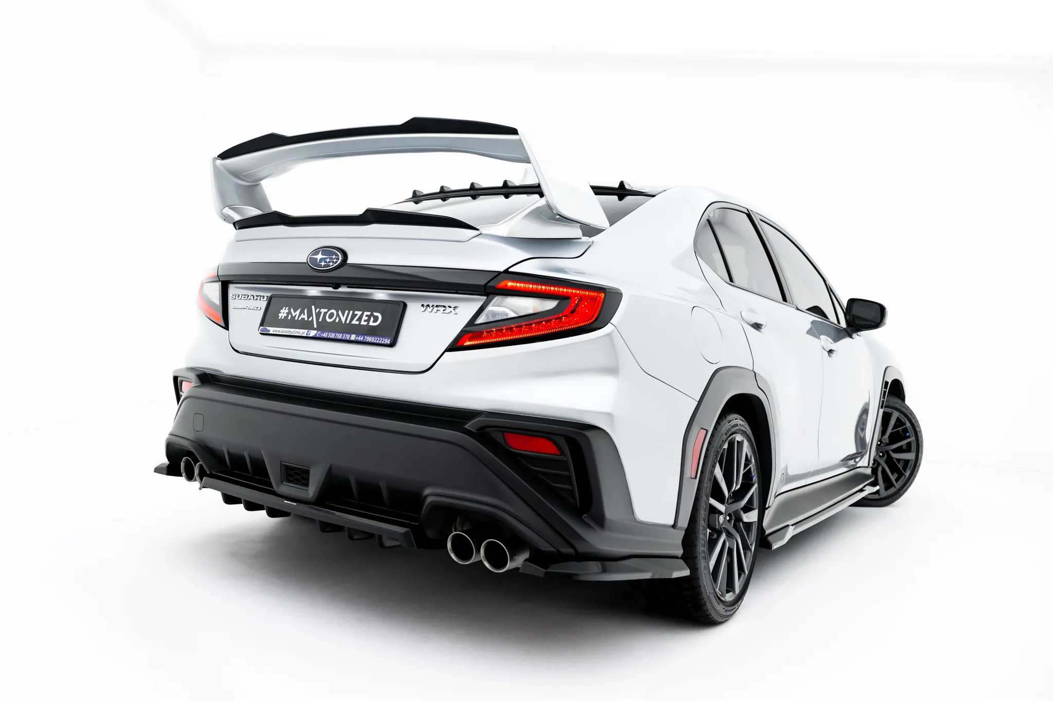 Takspoiler (øvre) Subaru WRX STI II Facelift 2021 -> | Glossy Black Edition – bilde 2