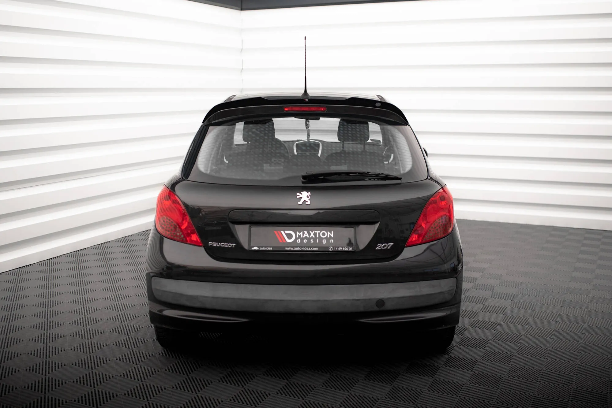 Takspoiler Peugeot 207 Sporty 2006-2009 | Glossy Black Edition – bilde 2