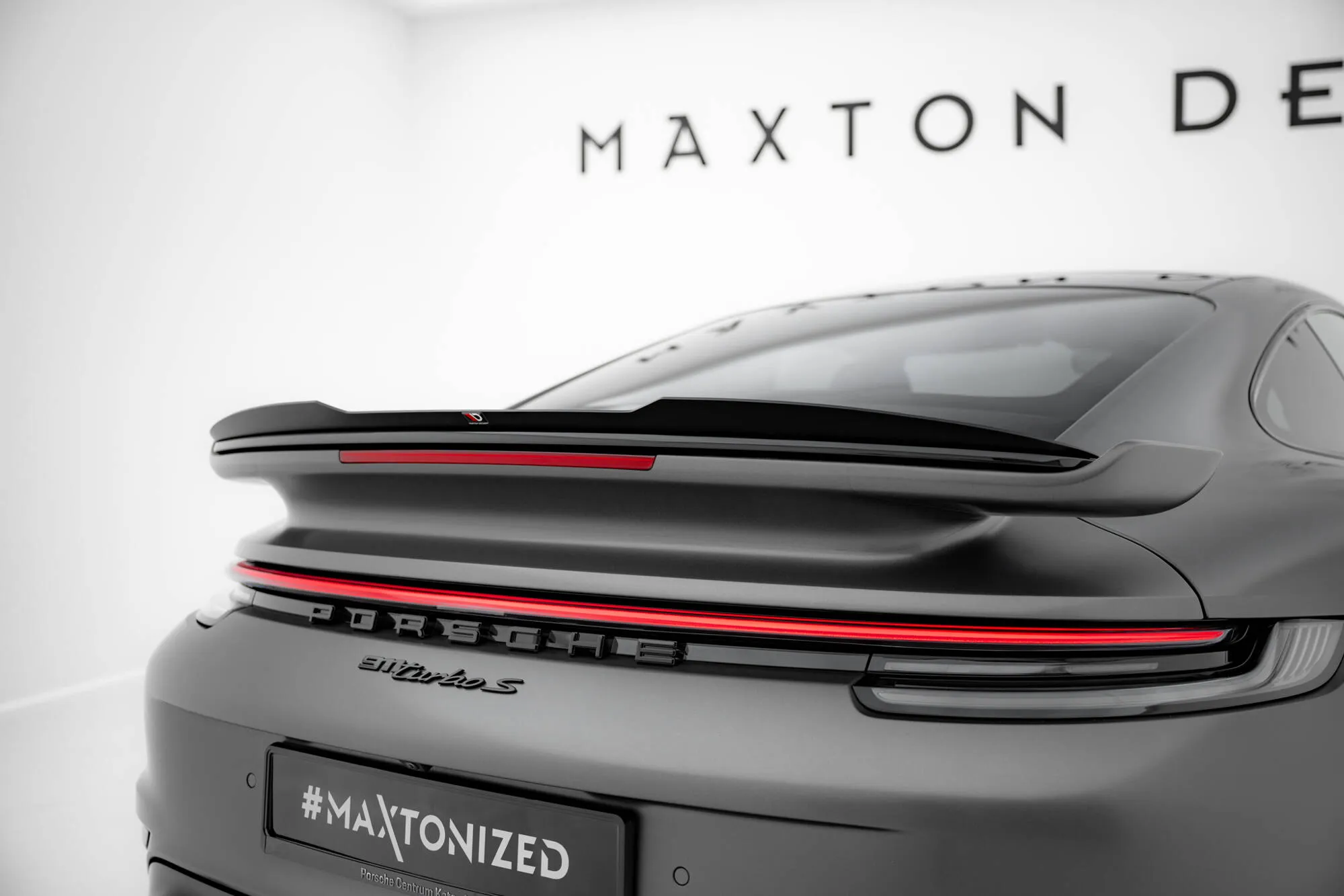 Takspoiler Porsche 911 Turbo S / Sport Package 992 2020 -> | Glossy Black Edition