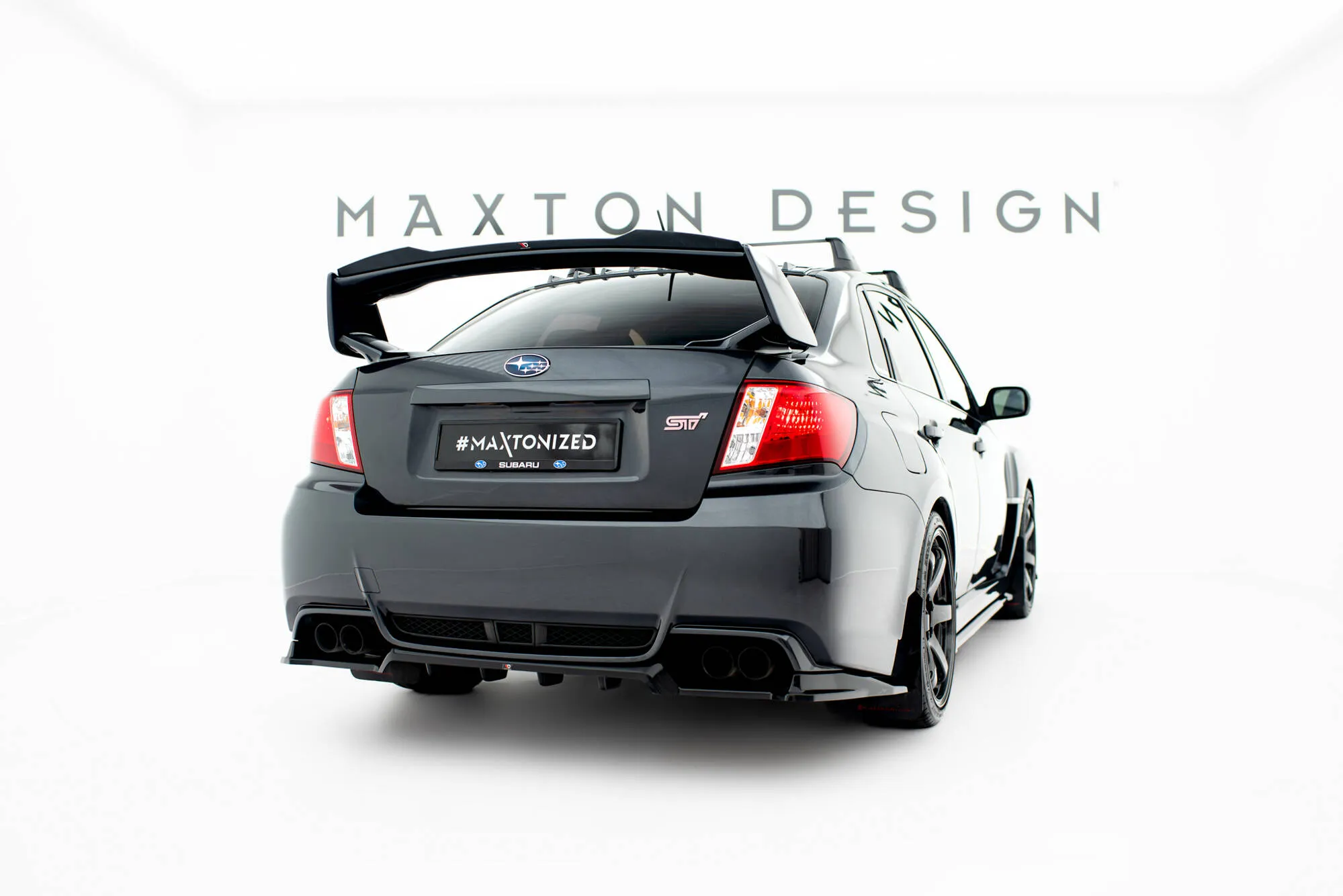 Takspoiler Subaru Impreza III WRX STI 2011-2014 | Glossy Black Edition – bilde 2