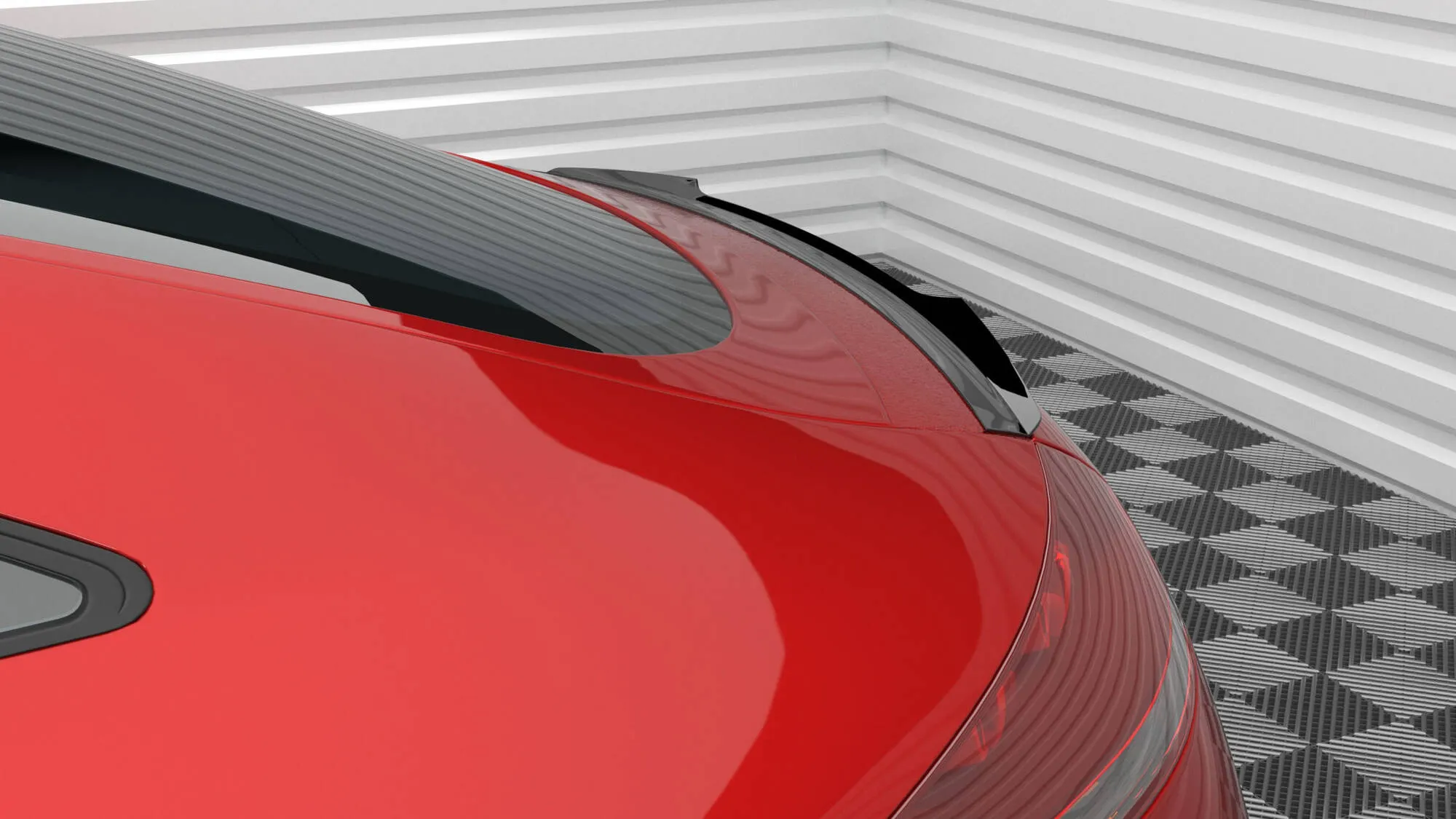 Takspoiler V.1 Audi TT 8J 2006 - 2010 | Glossy Black Edition – bilde 2