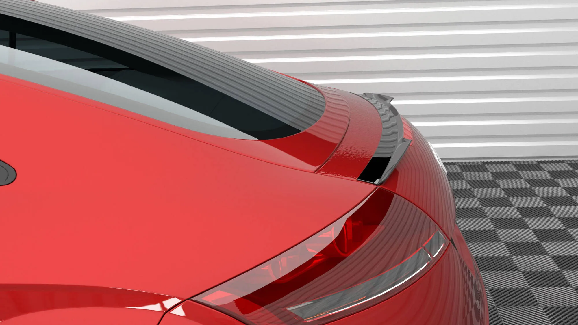 Takspoiler V.1 Audi TT 8J 2006 - 2010 | Glossy Black Edition – bilde 3