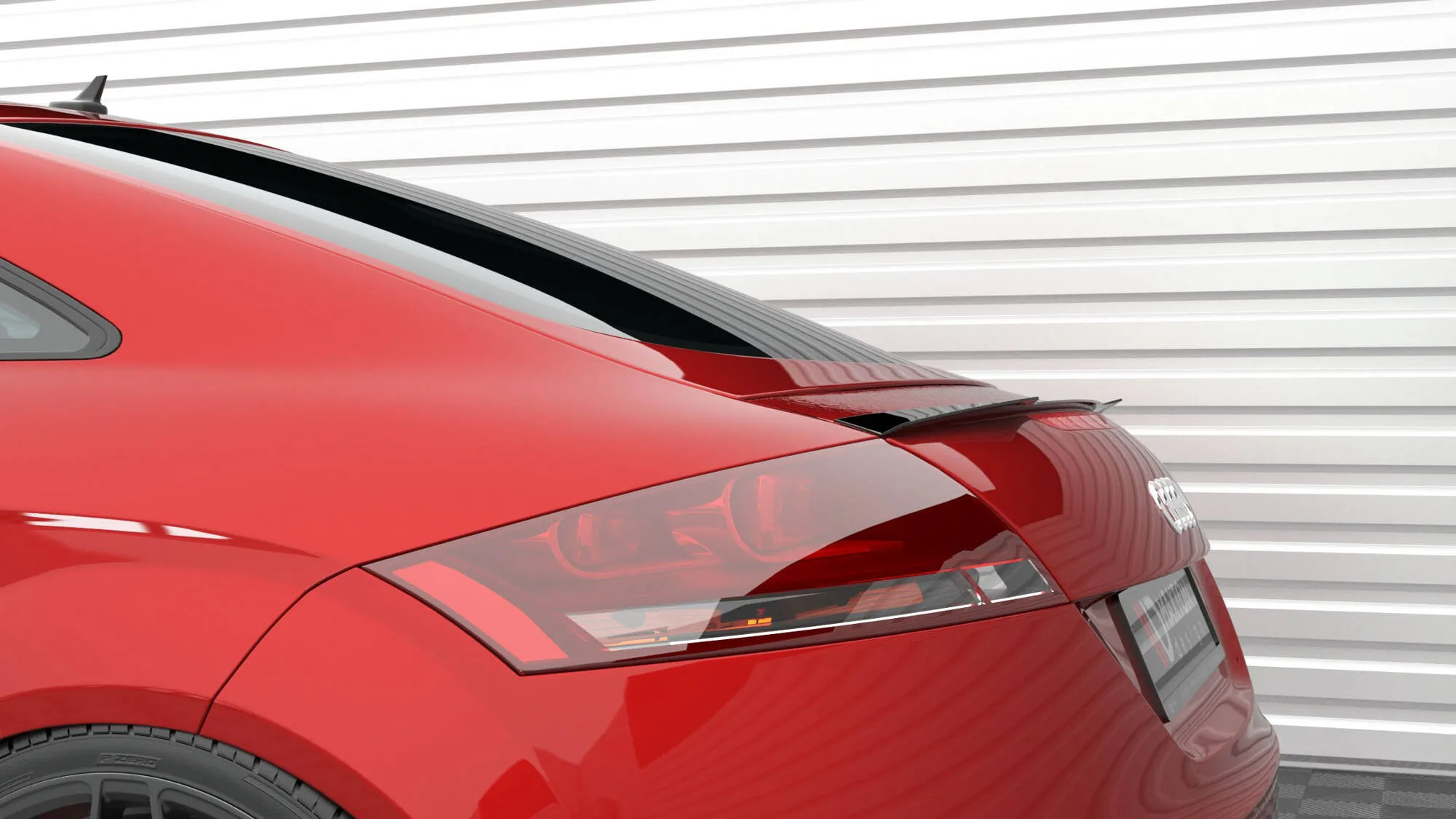 Takspoiler V.1 Audi TT 8J 2006 - 2010 | Glossy Black Edition – bilde 4