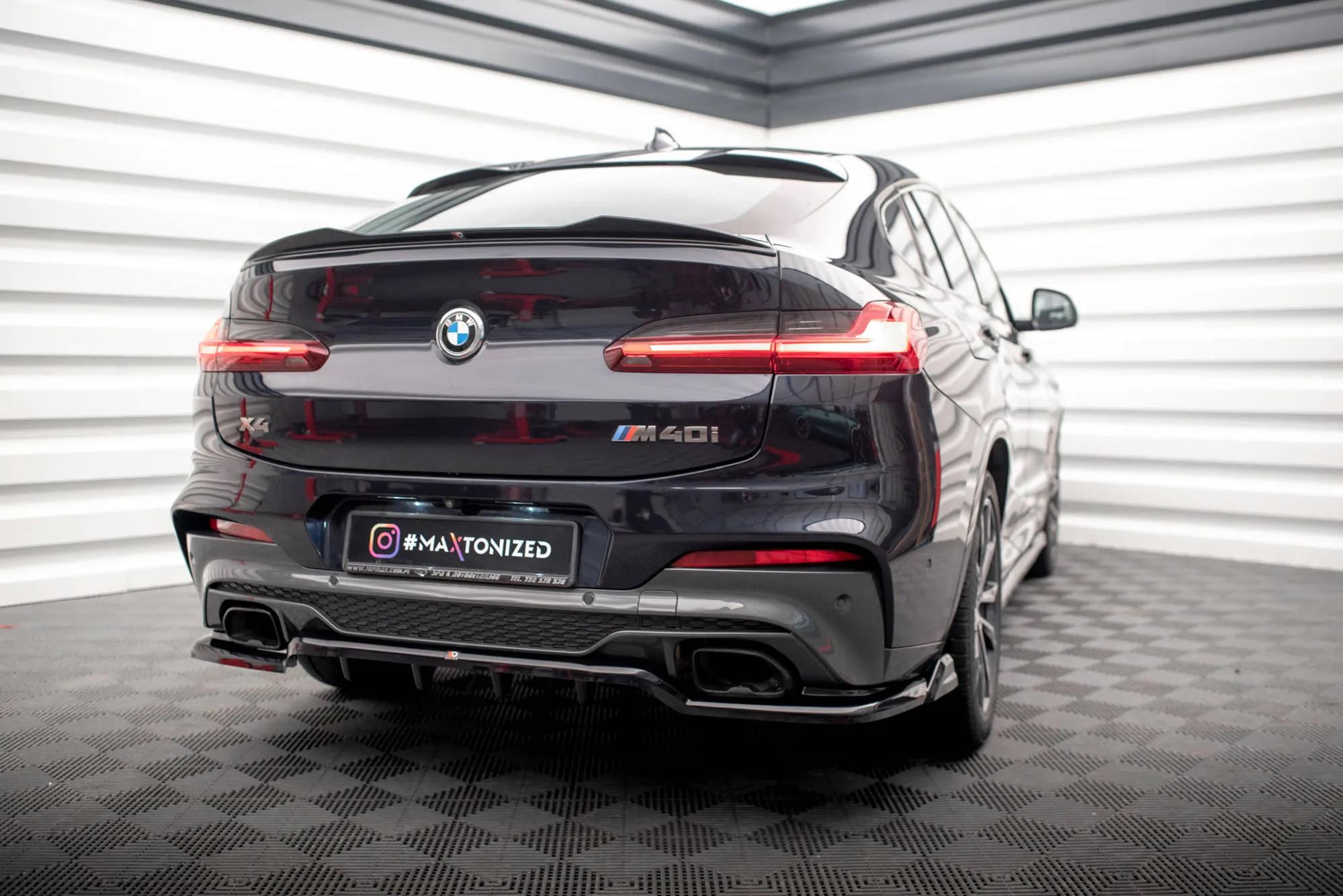 Takspoiler V.1 BMW X4 (G02) 2018 - 2025 | Glossy Black Edition – bilde 2