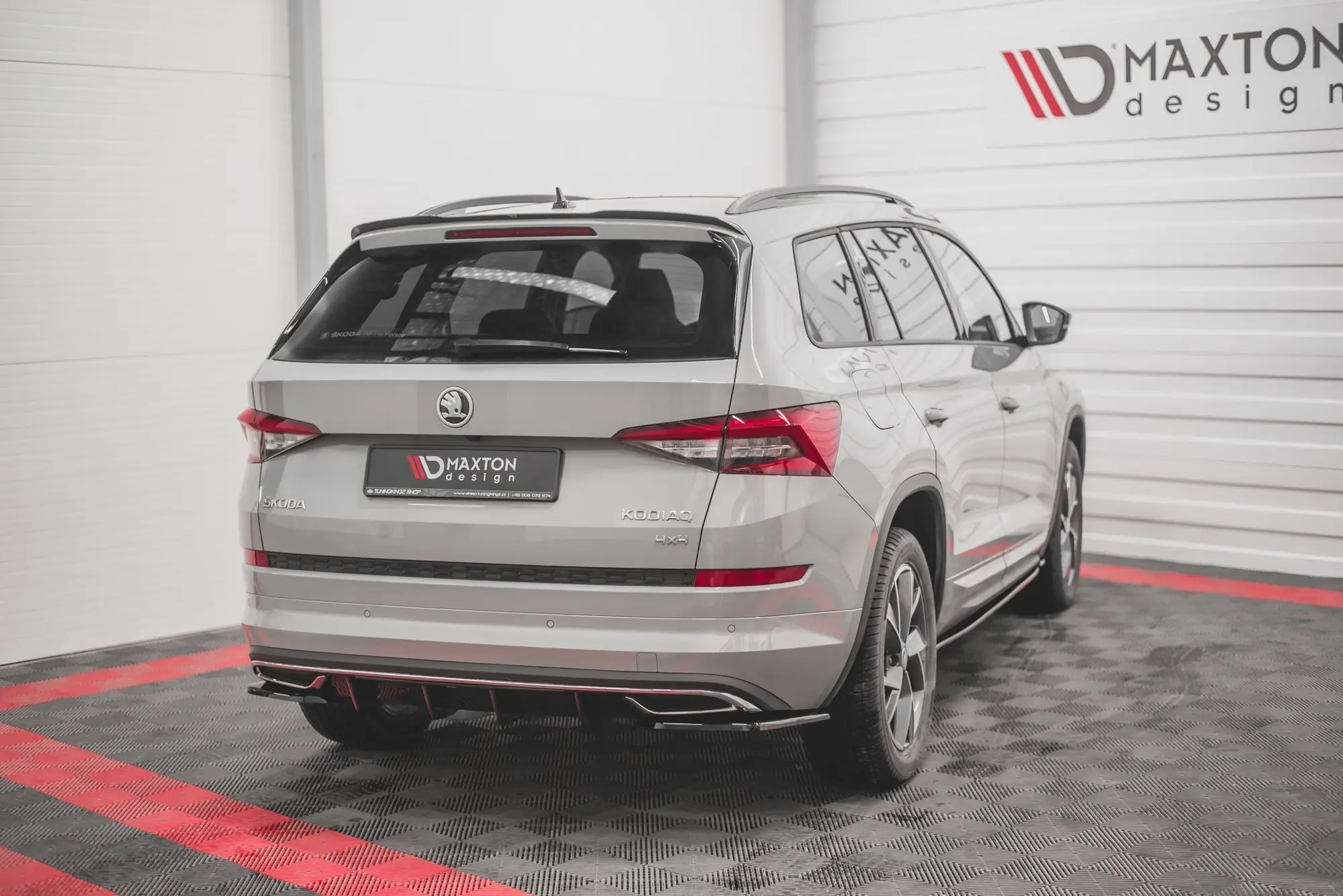 TAKSPOILER V.1 Škoda Kodiaq I SportLine / Kodiaq RS 2016 - 2024 – bilde 4