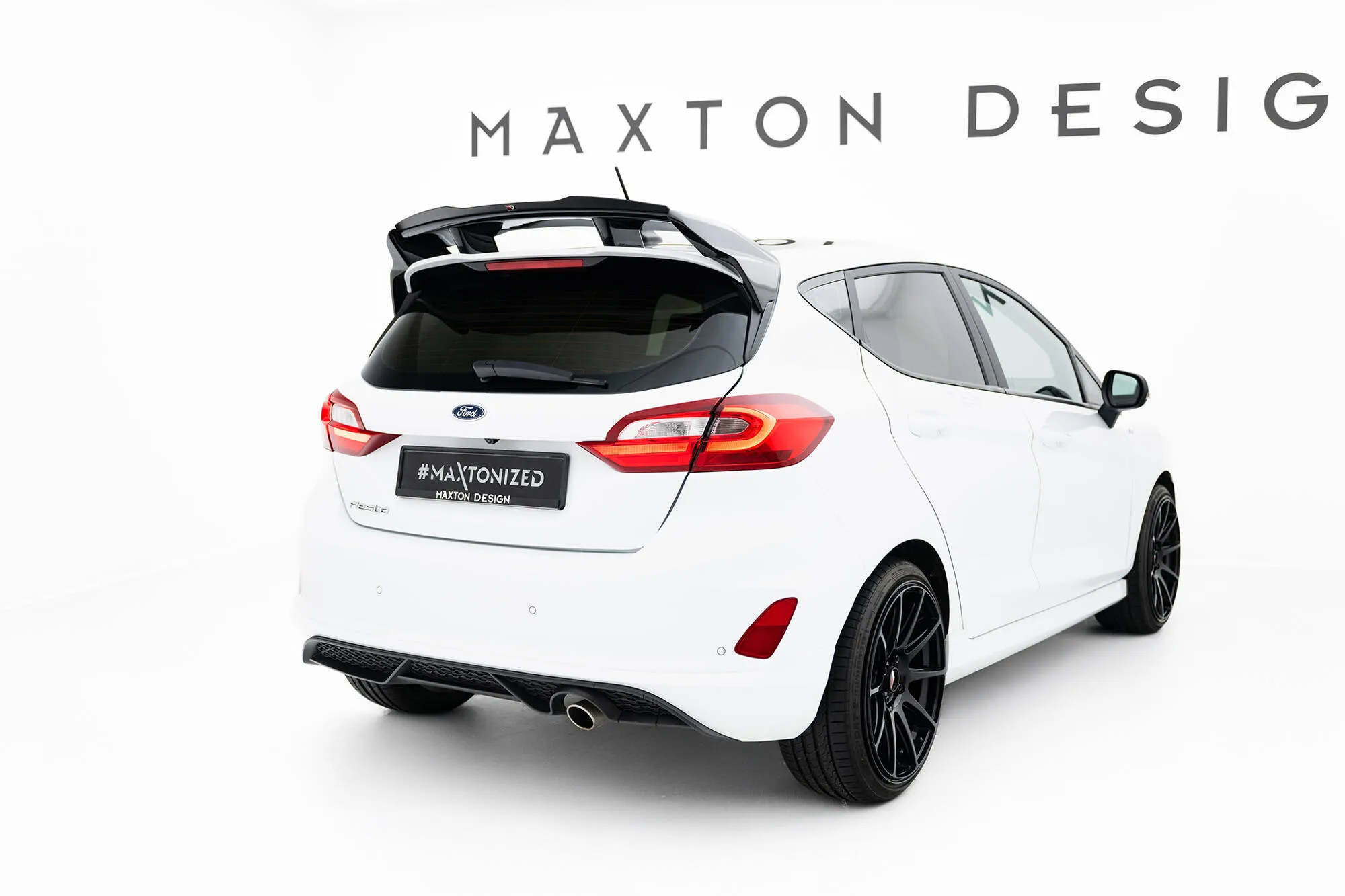 Takspoiler V.2 Ford Fiesta Mk7 ST / ST-Line 2016 - 2023 | Glossy Black Edition – bilde 2