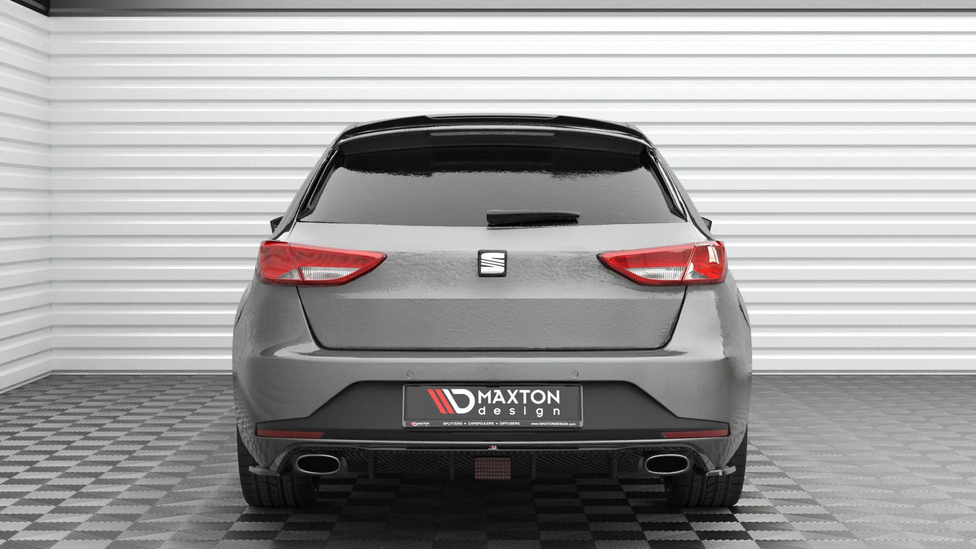 Takspoiler V.2 Seat Leon MK3 Cupra ST Facelift 2016-2020 | Glossy Black Edition – bilde 2