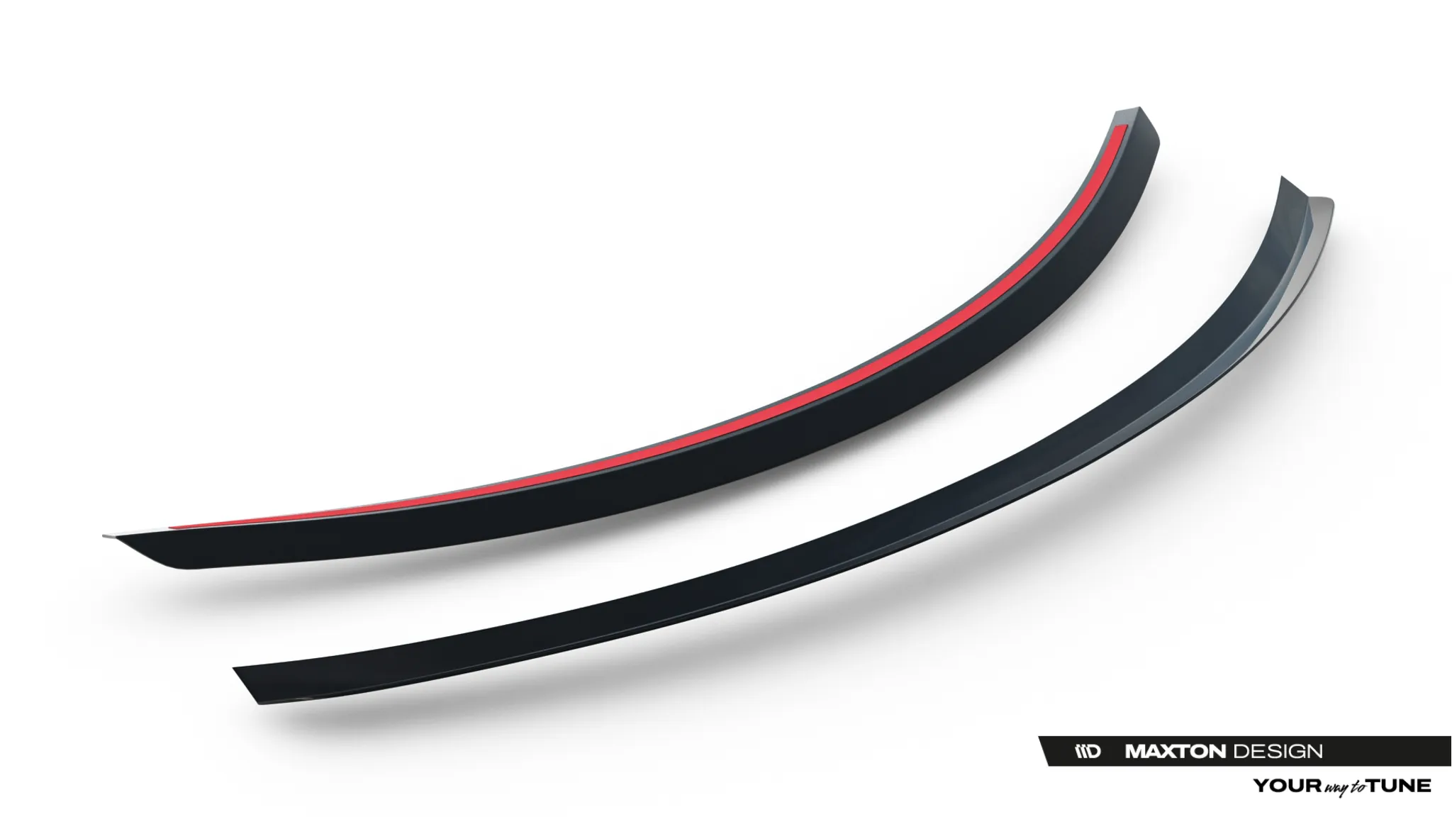 Takspoiler V.2 Tesla Model S 2016 - 2021 | Glossy Black Edition
