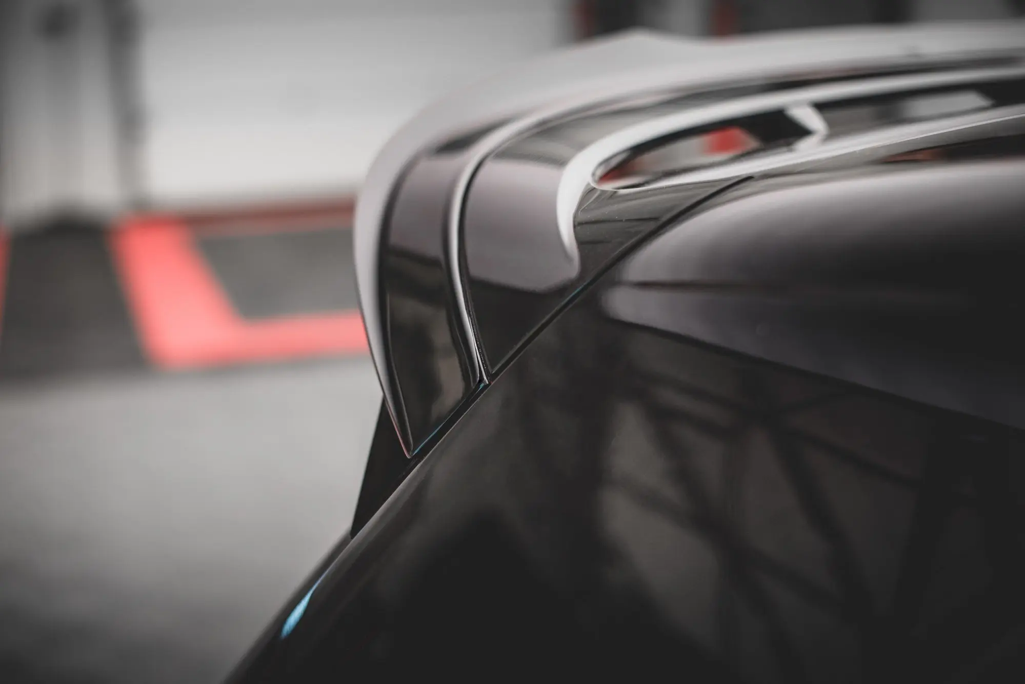 TAKSPOILER V.2 VW Golf VIII R-PERFORMANCE 2020-> / VW Golf VIII GTI CLUBSPORT 2020-> – bilde 2