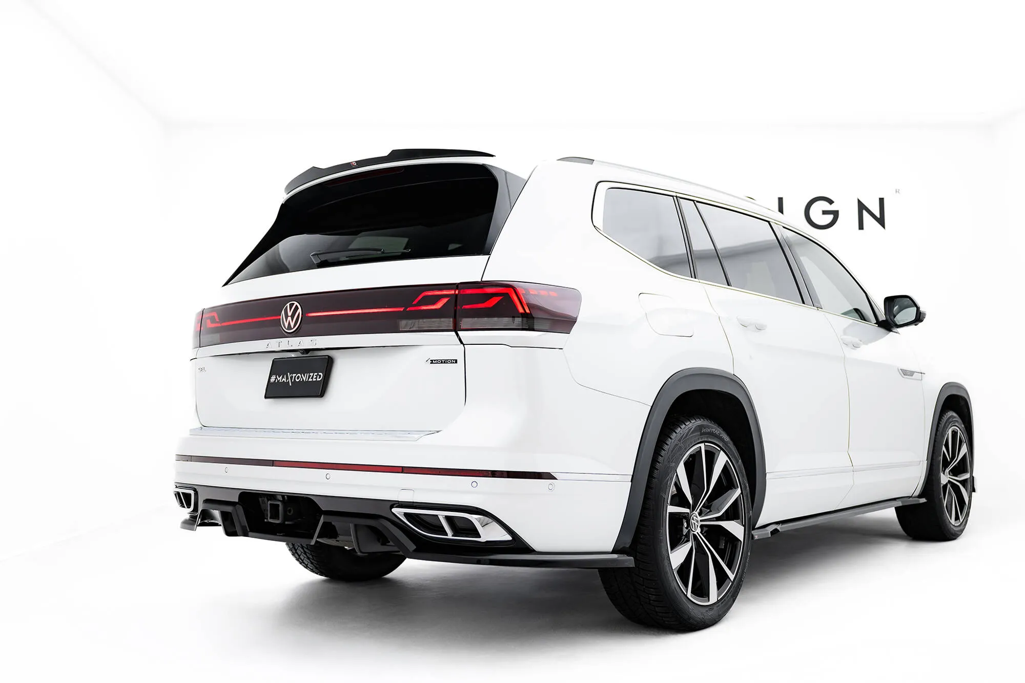 Takspoiler VW Atlas R-Line Mk1 2023 -> | Glossy Black Edition – bilde 2