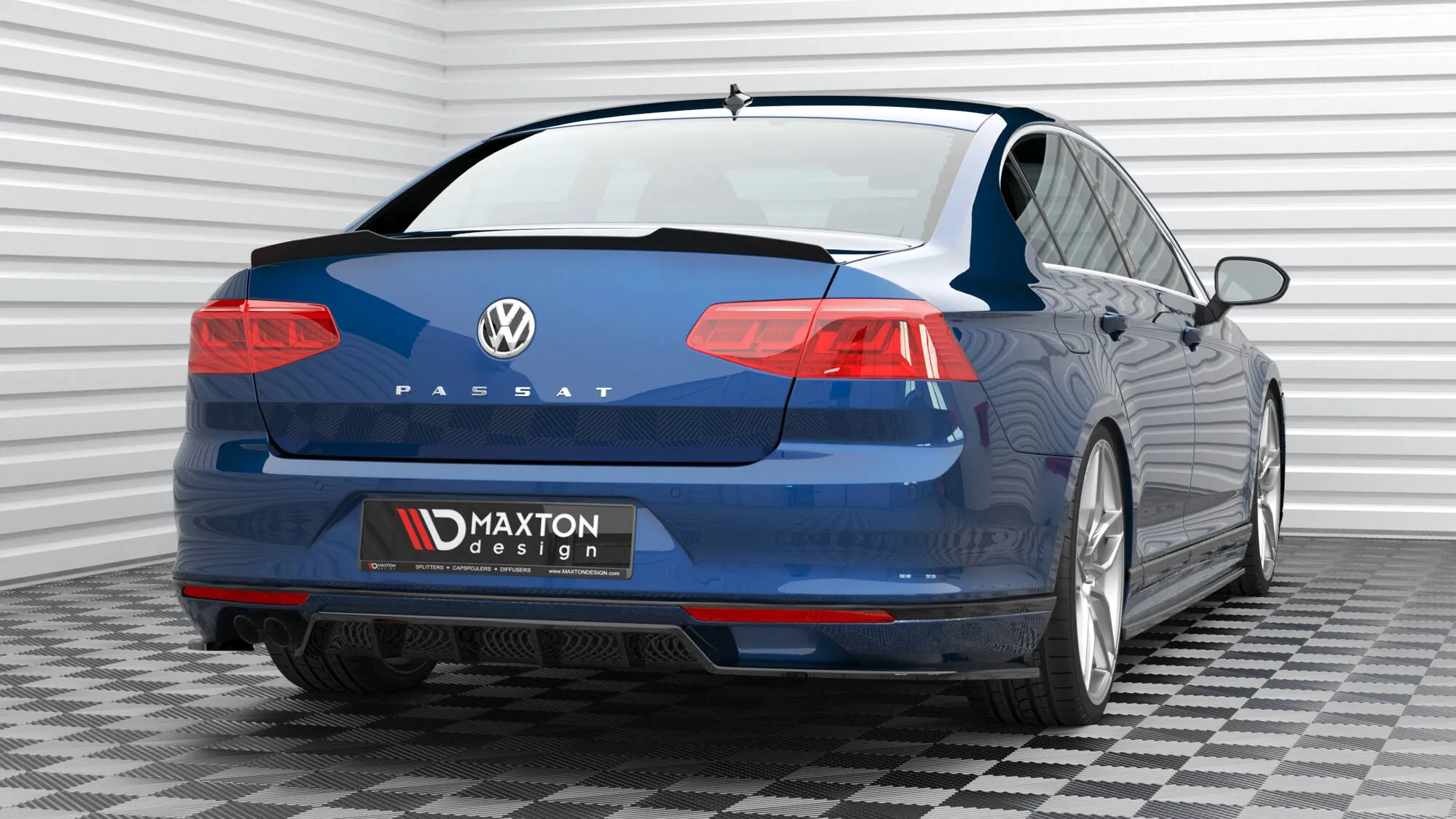 Takspoiler VW Passat (VIII) 2014 - 2019 | Glossy Black Edition