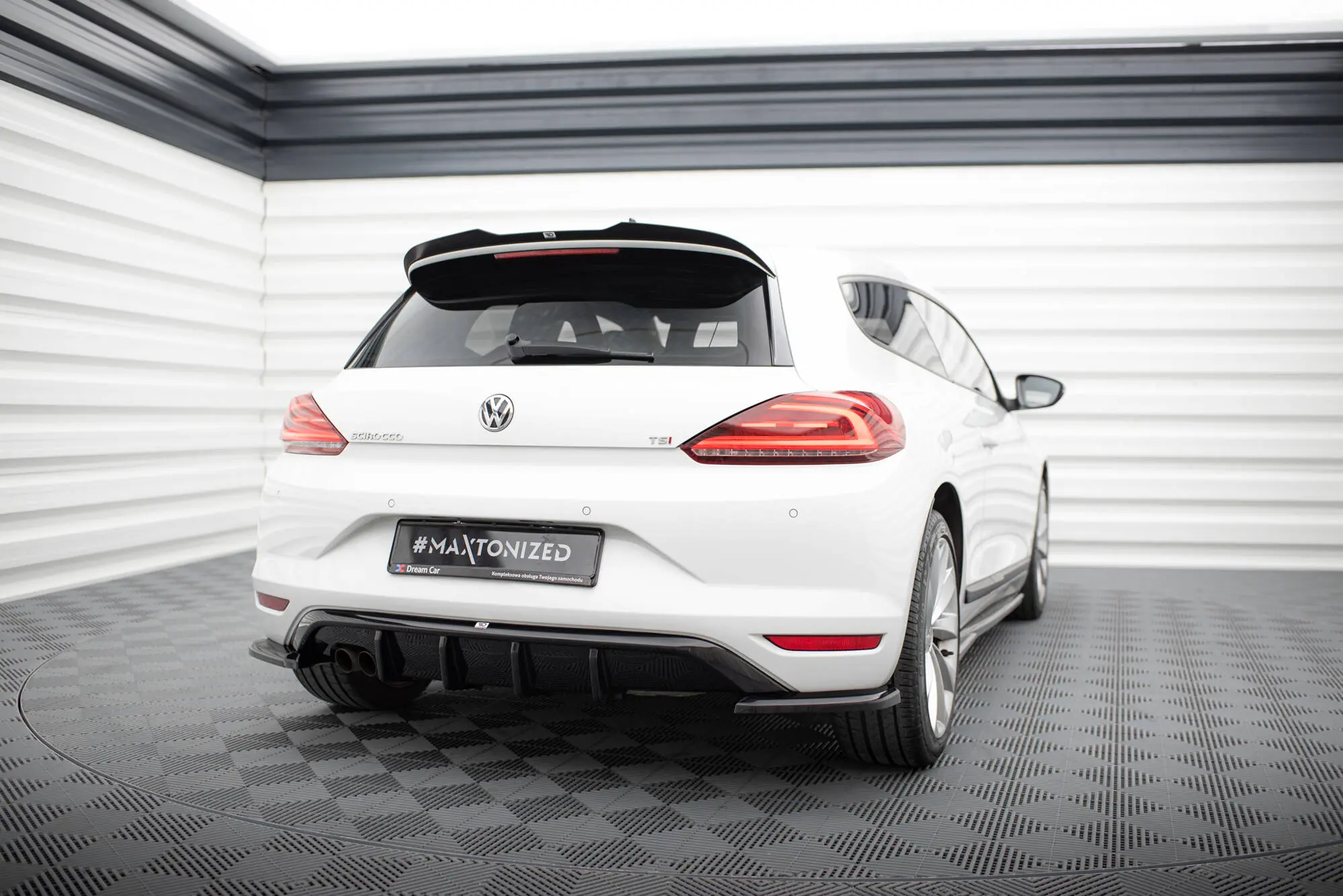 Takspoiler VW Scirocco Mk3 facelift 2014 - 2017 | Glossy Black Edition – bilde 4