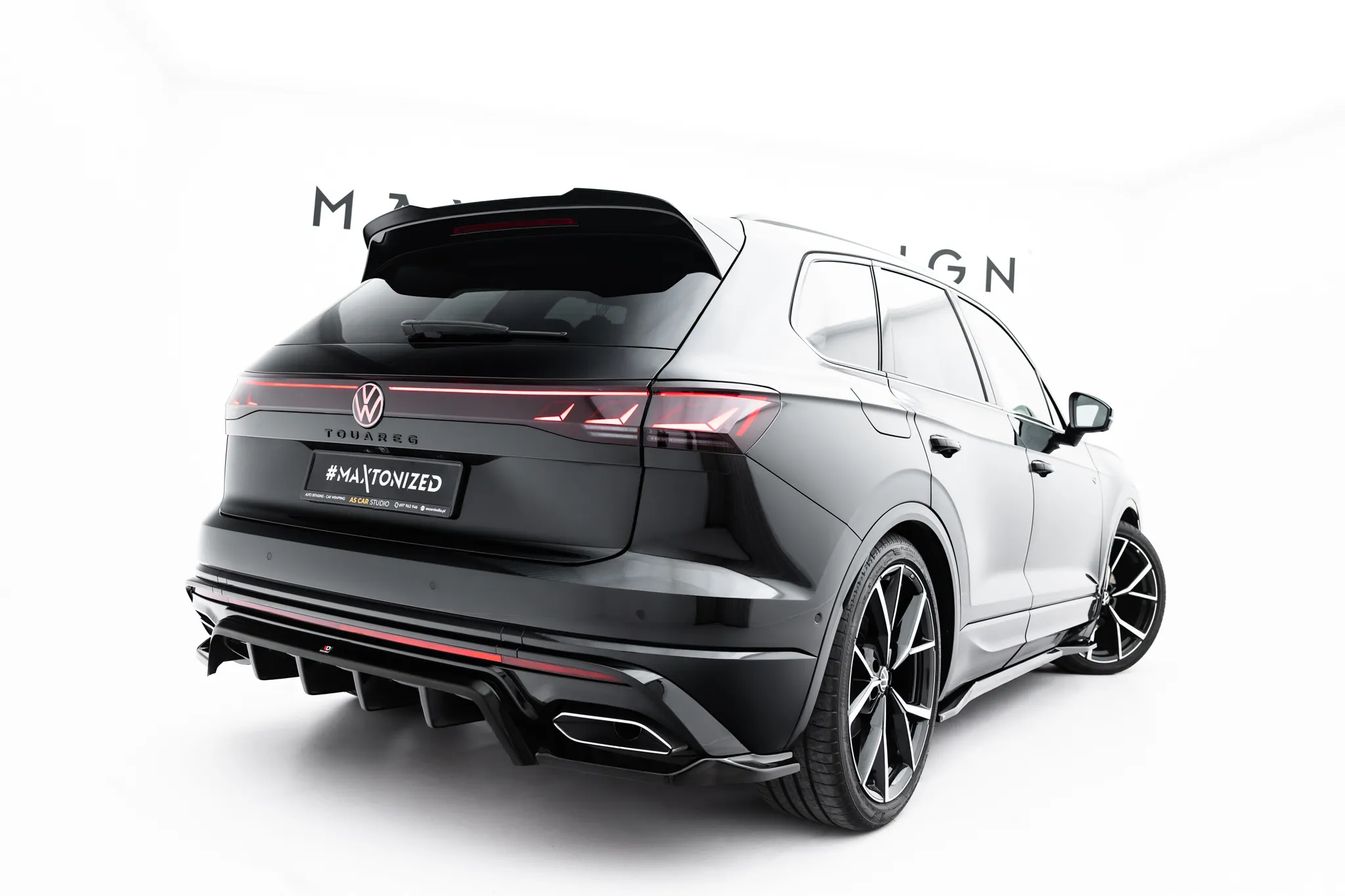 Takspoiler VW Touareg Elegance III Facelift 2023 - 2026 | Glossy Black Edition – bilde 3