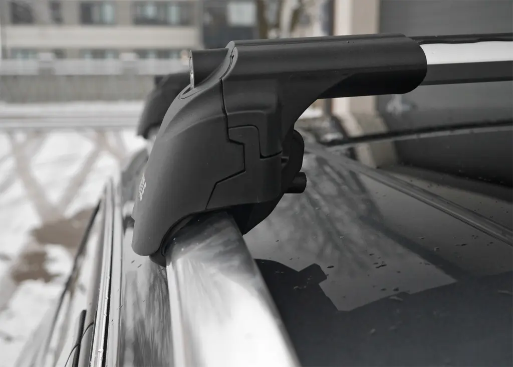 Takstativ Audi Q5 8R 2008 - 2016 │ Turtle Air2 Roof Rack Silver – bilde 6