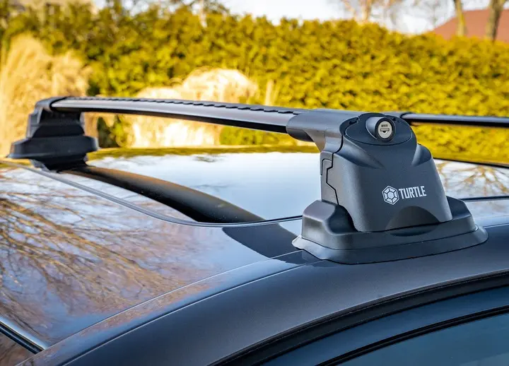 Takstativ BMW 1 (E87) 2004 - 2011 / BMW 1 (F20) 2011 - 2019  │ Turtle Air3 Roof Rack Black - sett 2 stk. – bilde 2