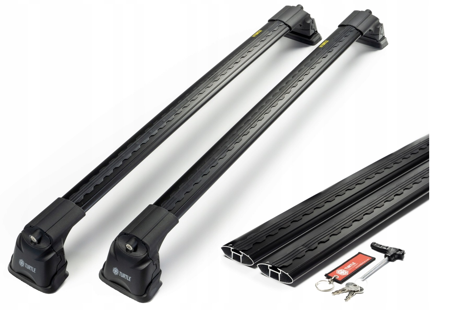 Takstativ BMW 3 (F30) Sedan 2011 - 2018 │ Turtle Air3 Roof Rack Black – bilde 14