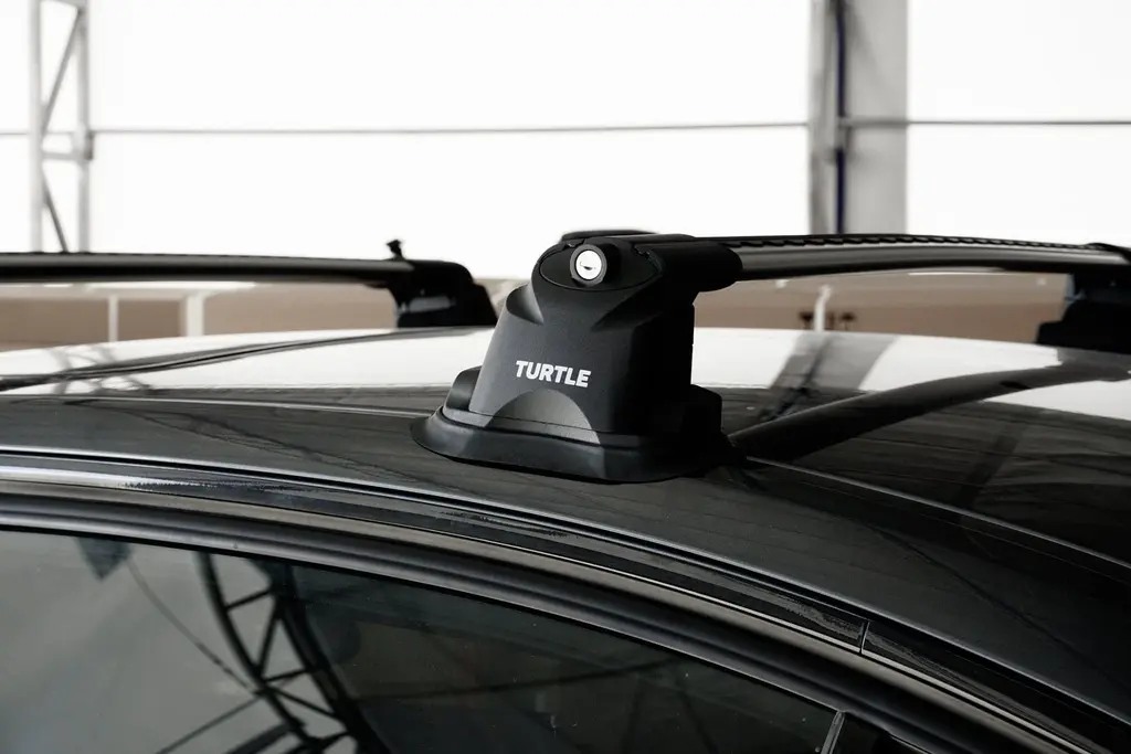 Takstativ BMW 3 (F30) Sedan 2011 - 2018 │ Turtle Air3 Roof Rack Black – bilde 3