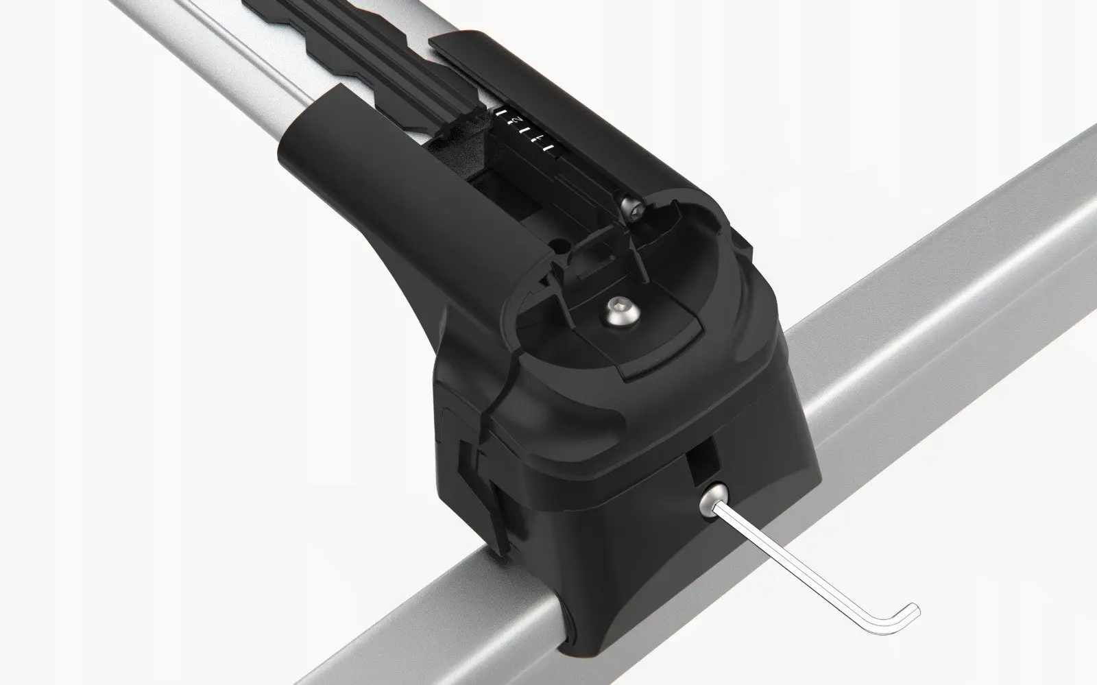 Takstativ BMW X1 (E84) 2009 - 2015 │ Turtle Air2 Roof Rack Silver - sett 2 stk. – bilde 5