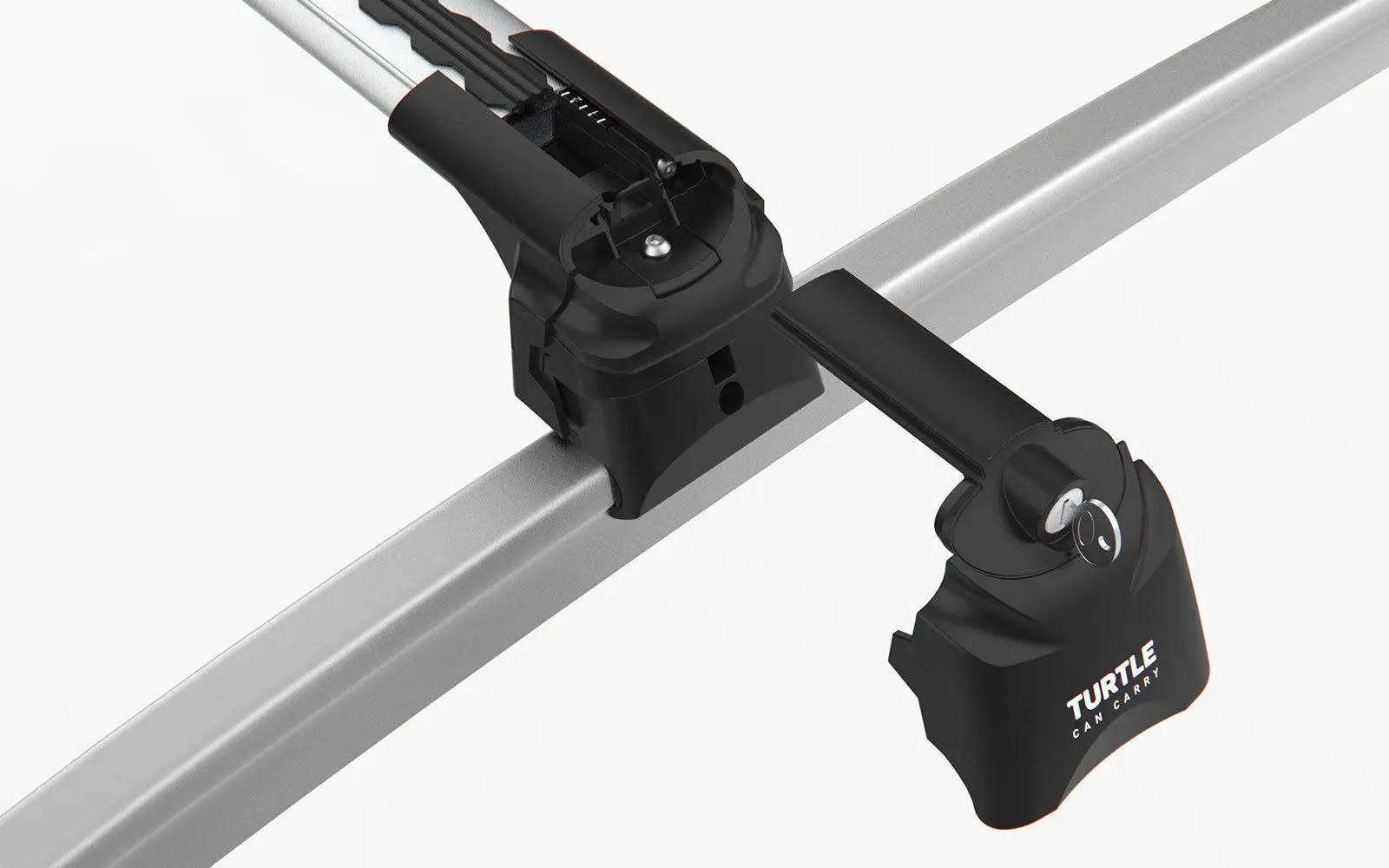 Takstativ BMW X5 (E70) 2006 - 2013 │ Turtle Air2 Roof Rack Silver - sett 2 stk. – bilde 6
