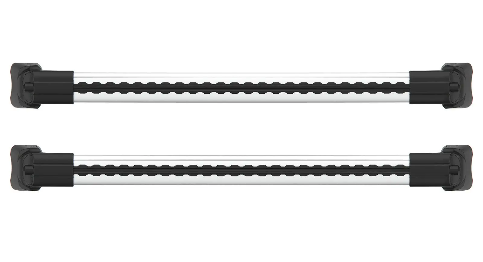 Takstativ BMW X5 (E70) 2006 - 2013 │ Turtle Air2 Roof Rack Silver - sett 2 stk. – bilde 9
