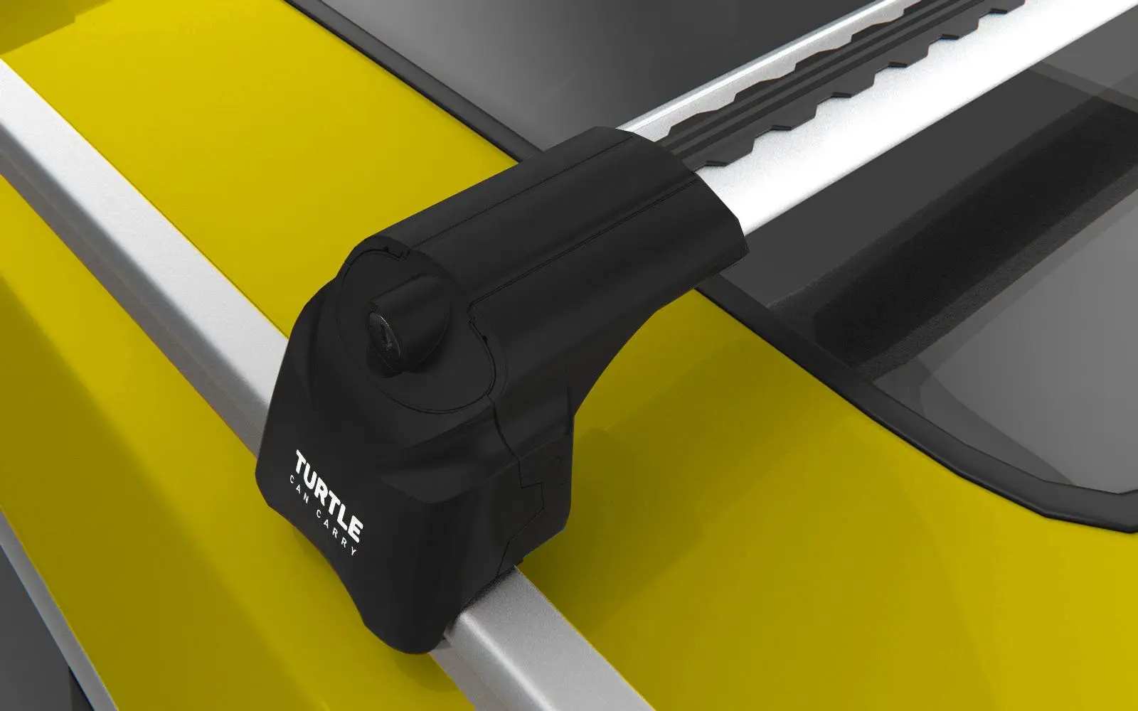 Takstativ BYD Atto 3 2021 ->  │ Turtle Air2 Roof Rack Silver - sett 2 stk. Image 4