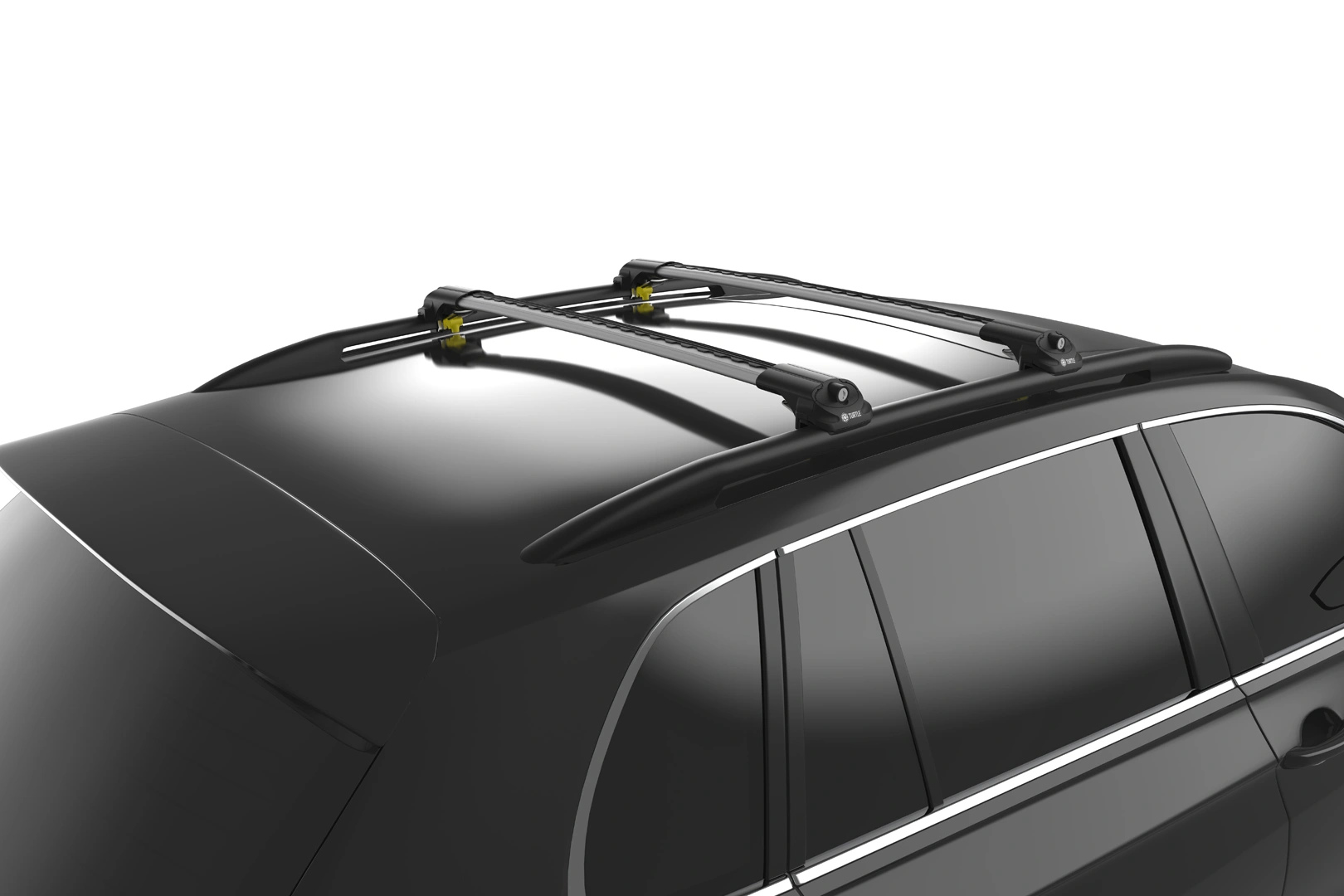 Takstativ Dacia Duster 2024 -> │ Extreme - Journey - Turtle Air1 Roof Rack Silver - sett 2 stk. – bilde 2