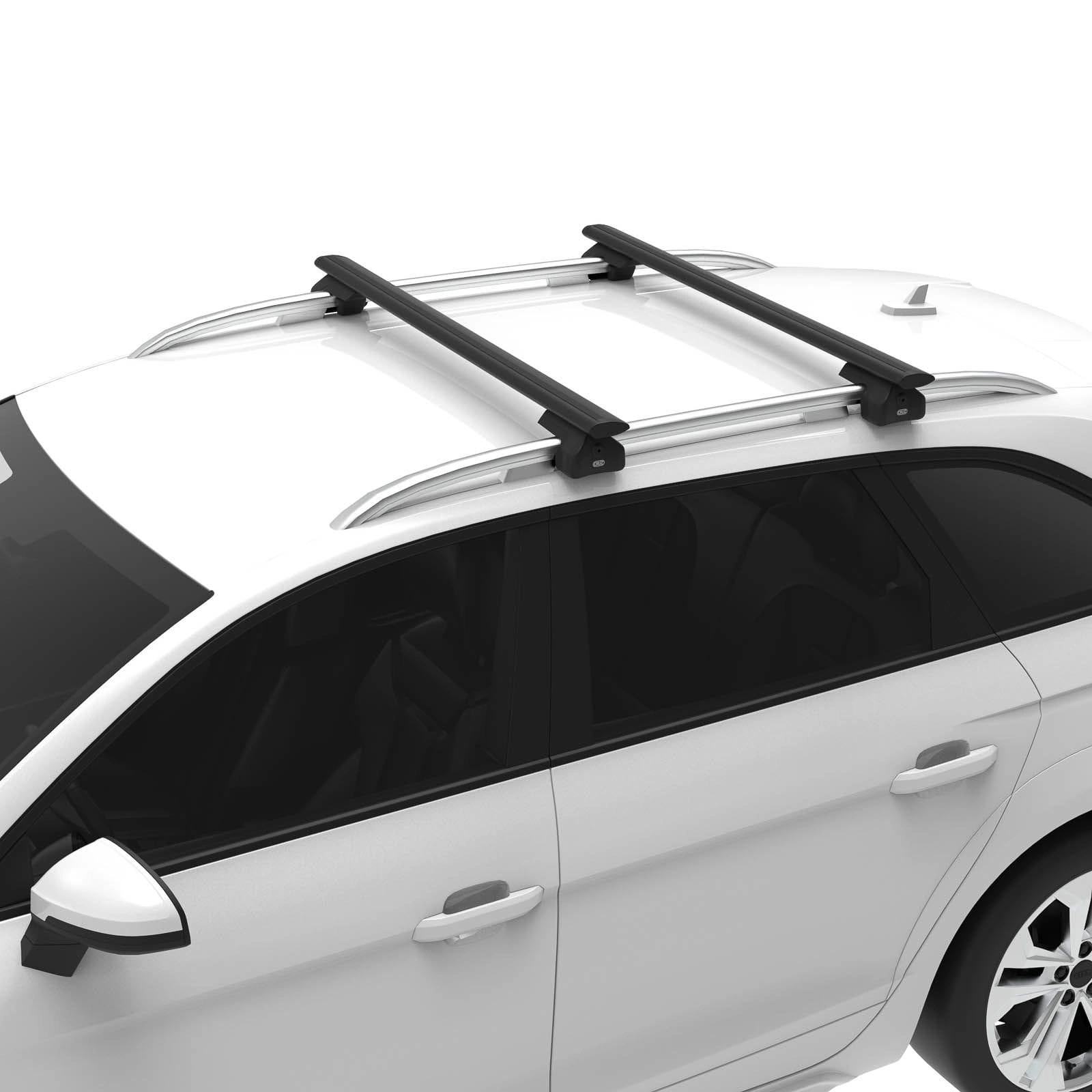 Takstativ Hyundai Inster 2025 -> │ for biler med takrails - Cruz Airo Dark 108 Roof Racks - sett 2 stk.