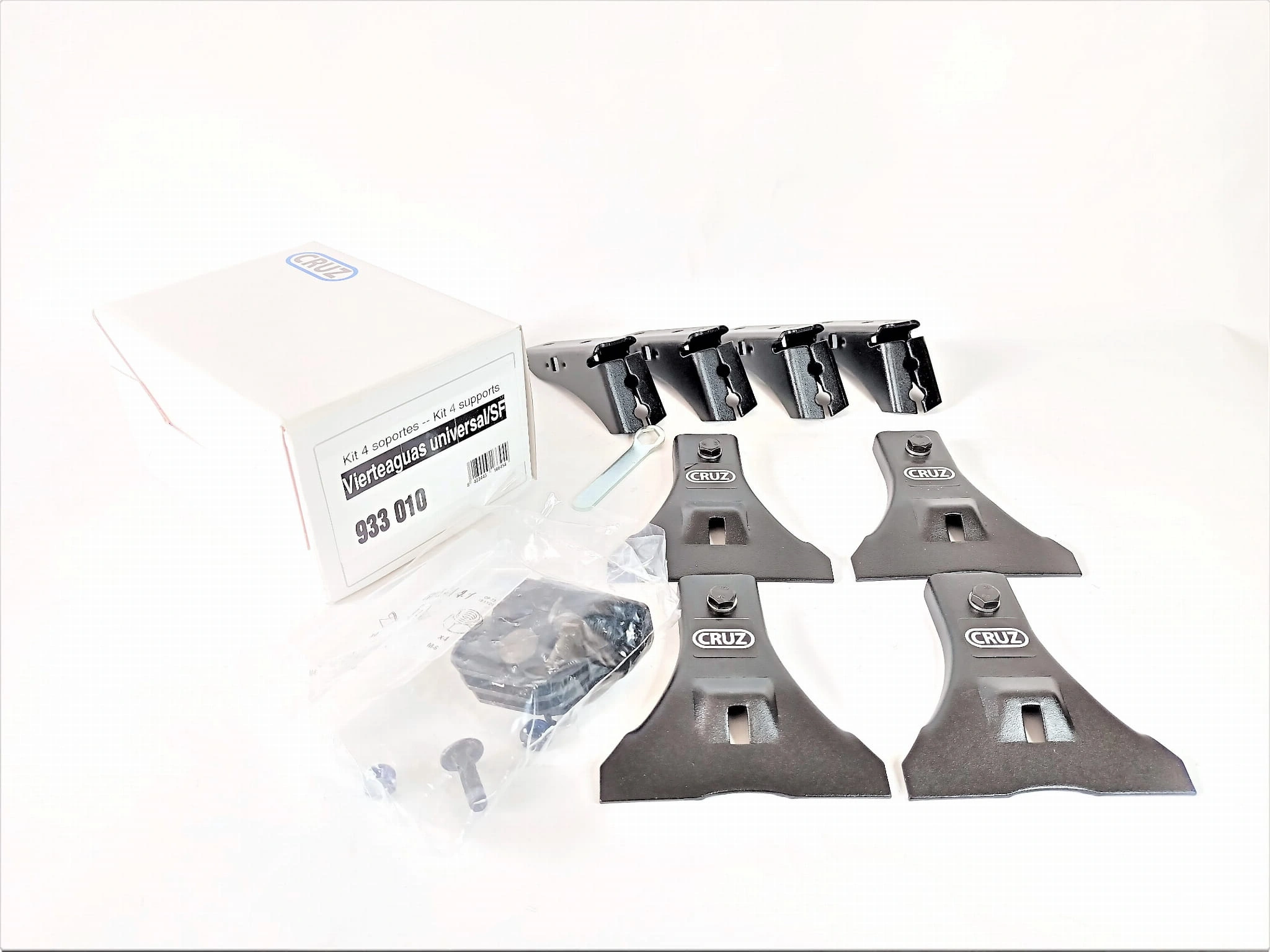 Takstativ Jeep Wrangler YJ / TJ 1987 - 2007 │  Cruz Silver Roof Racks - sett 2 stk. – bilde 3