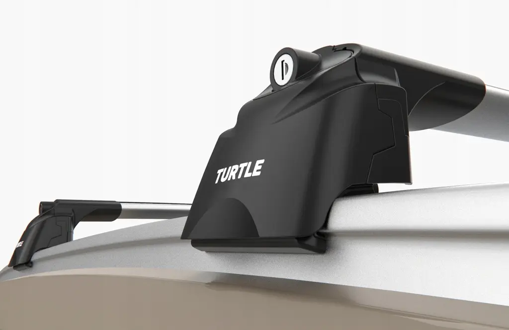 Takstativ Kia Niro I / e-Niro I / Kia Soul II / e-Soul I │ Turtle Air2 Roof Rack Silver Image 2