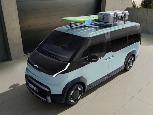 Takstativ Kia PV5 Passenger / PV5 Cargo 2025 -> │ Roof rack, aluminium - sett 3 stk. – bilde 2
