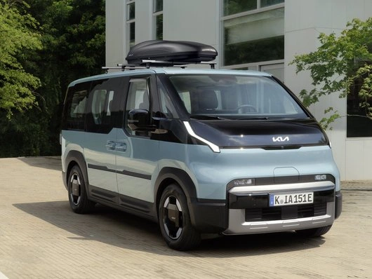 Takstativ Kia PV5 Passenger / PV5 Cargo 2025 -> │ Roof rack, aluminium - sett 3 stk. – bilde 3