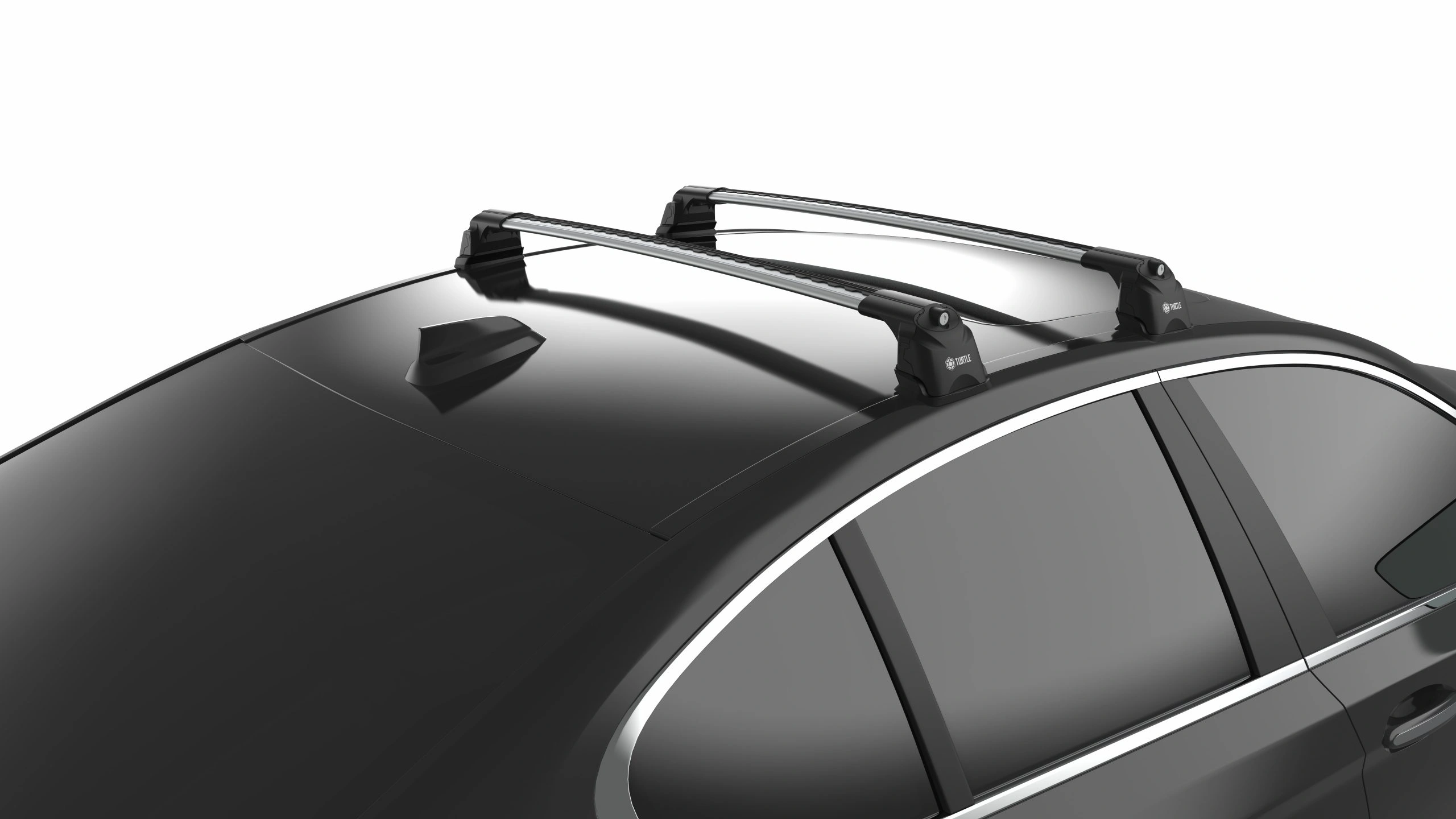 Takstativ Land Rover Range Rover (L322) 2002 - 2012 │ Turtle Air3 Roof Rack Silver - sett 2 stk. – bilde 2