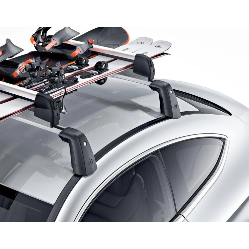 Takstativ Mercedes-Benz C Coupe (C205) 2015 - 2021 | Genuine® Aluminium Roof Rails Carrier Bars - sett 2 stk. – bilde 2