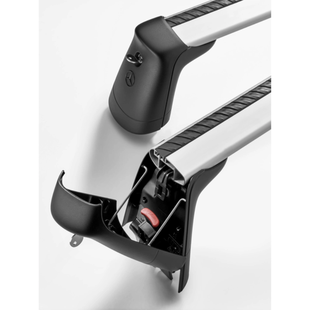 Takstativ Mercedes-Benz CLA (X119) Shooting Brake 2019 -> | Genuine® Aluminium Roof Rails Carrier Bars - sett 2 stk. – bilde 2