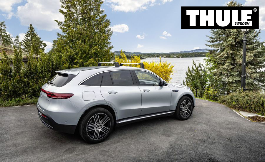 Takstativ Mercedes-Benz EQC (N293) 2019 - 2023 │ Thule Wingbar Edge - sett 2 stk. Image 2