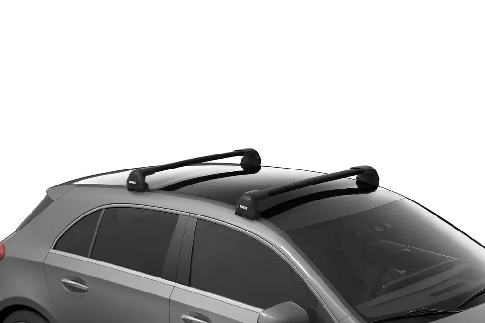 Takstativ Mercedes-Benz EQS (V297) 2021 - > │ Thule WingBar Fixpoint Edge 113/104 Black - sett 2 stk. – bilde 2