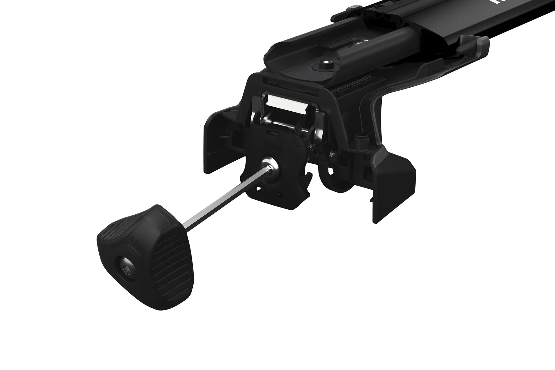Takstativ Mercedes-Benz EQS (V297) 2021 - > │ Thule WingBar Fixpoint Edge 113/104 Black - sett 2 stk. – bilde 8