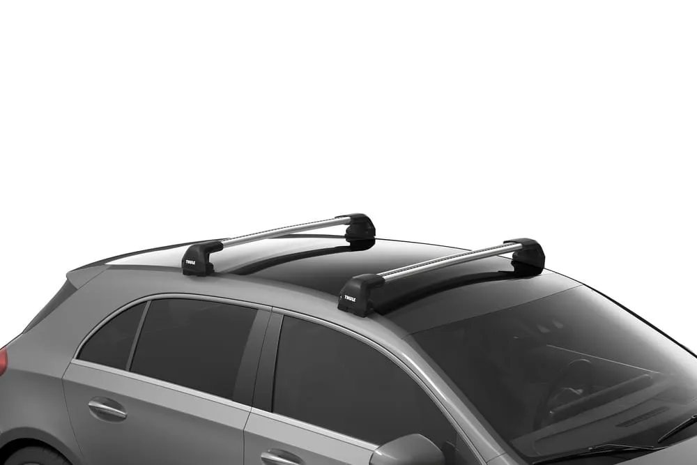 Takstativ Mercedes-Benz EQS (V297) 2021 - > │ Thule WingBar Fixpoint Edge 113/104 Silver - sett 2 stk. – bilde 2