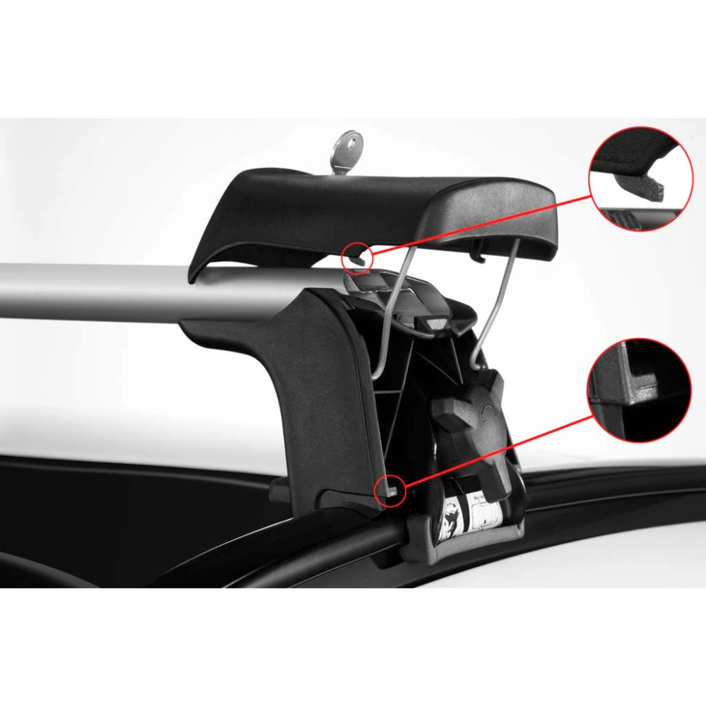 Takstativ Mercedes-Benz GLA (X156) 2013 - 2019 | Genuine® Aluminium Roof Rails Carrier Bars - sett 2 stk. – bilde 2