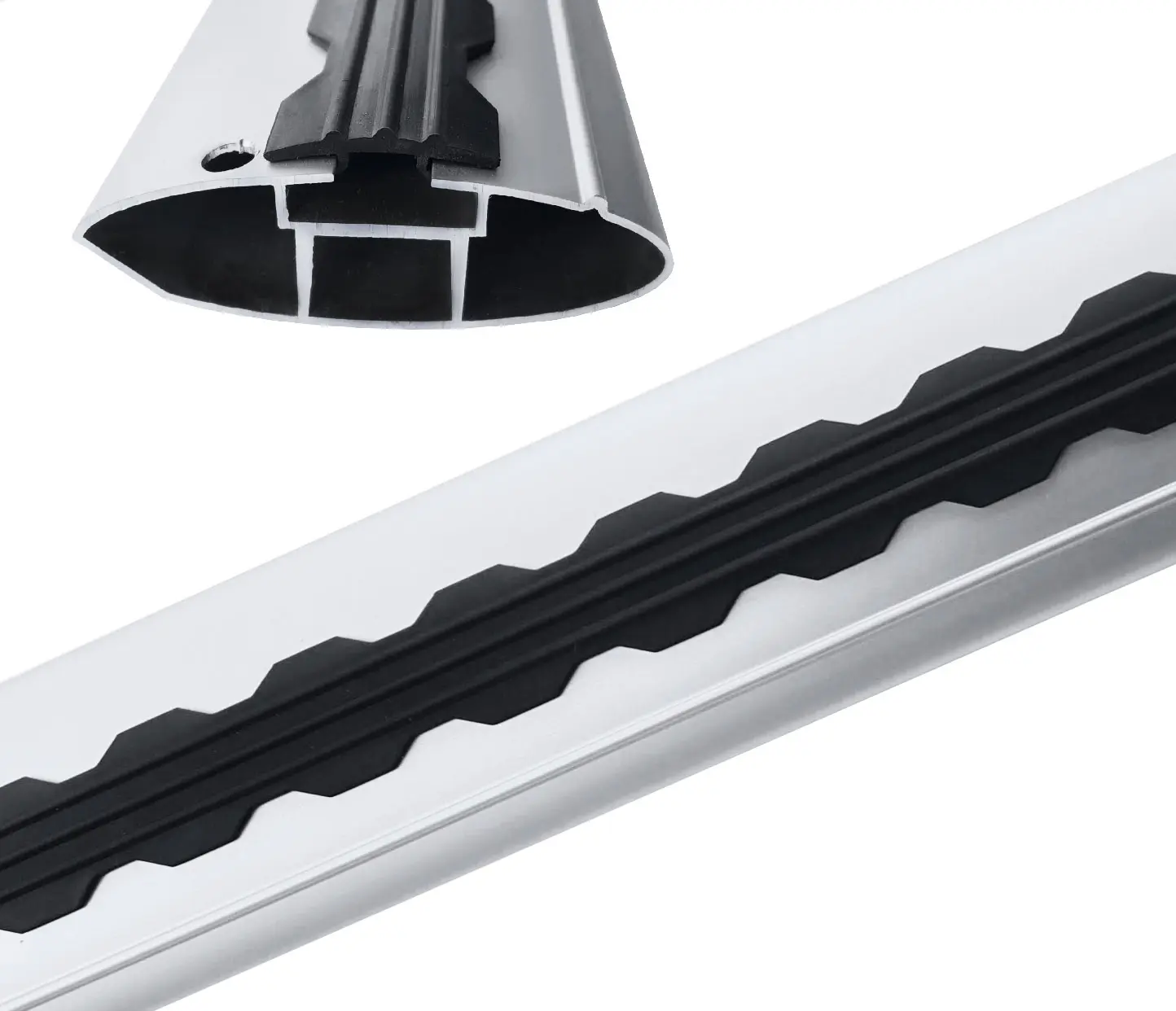 Takstativ Mitsubishi Outlander III 2012 - 2022 │ Turtle Air2 Roof Rack Silver Image 10
