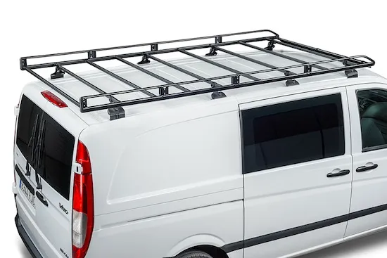 Takstativ plattform Mercedes-Benz Sprinter II (W906) 2006 - 2018 │ L2H1 - Takplattform Cruz Evo Rack Alu Module – bilde 2