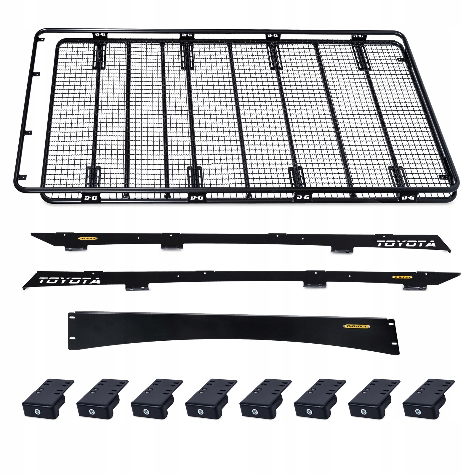 Takstativ plattform Toyota Land Cruiser J120 2002 - 2009 | Takgrind med nettinggulv – bilde 12