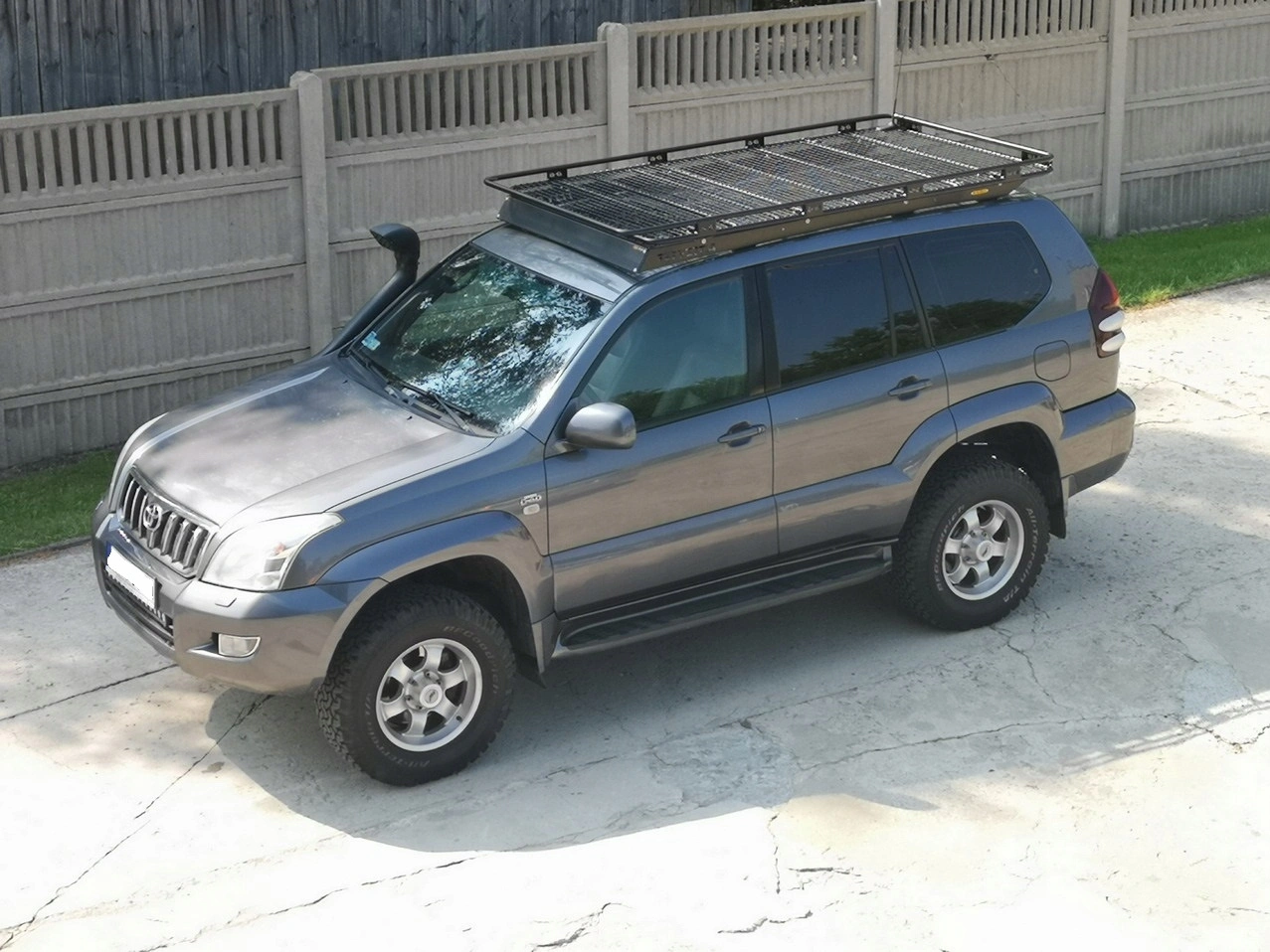 Takstativ plattform Toyota Land Cruiser J120 2002 - 2009 | Takgrind med nettinggulv – bilde 2