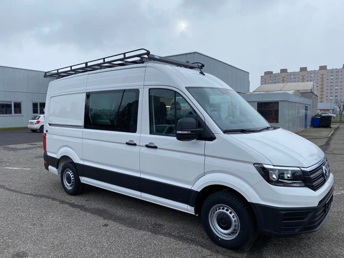 Takstativ plattform VW Crafter II 2016-> / Man TGE 2017 -> │ L3H3 - Takplattform Cruz Evo Rack Alu Module