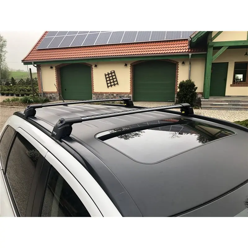 Takstativ Porsche Cayenne III (9YA) 2017 -> / Audi A6 C7 Avant 2011 - 2018 │ Turtle Air2 Roof Rack Black Image 2