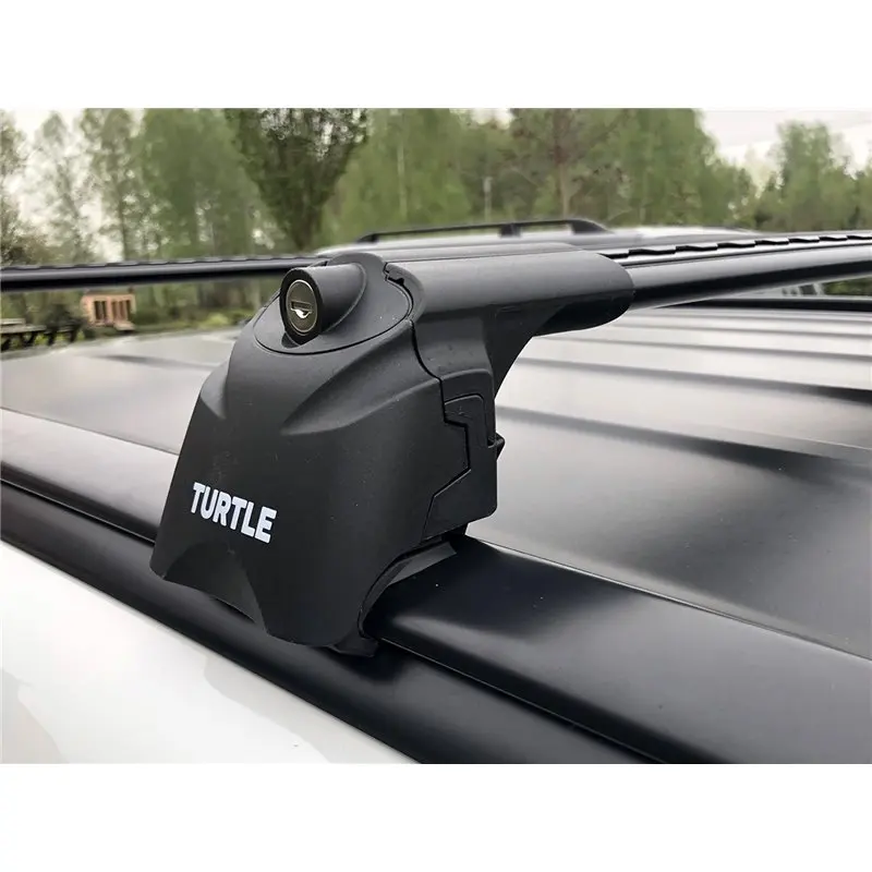 Takstativ Porsche Cayenne III (9YA) 2017 -> / Audi A6 C7 Avant 2011 - 2018 │ Turtle Air2 Roof Rack Black Image 3
