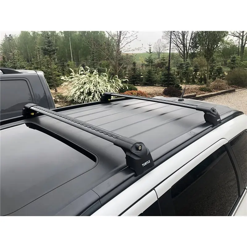 Takstativ Porsche Cayenne III (9YA) 2017 -> / Audi A6 C7 Avant 2011 - 2018 │ Turtle Air2 Roof Rack Black Image 4