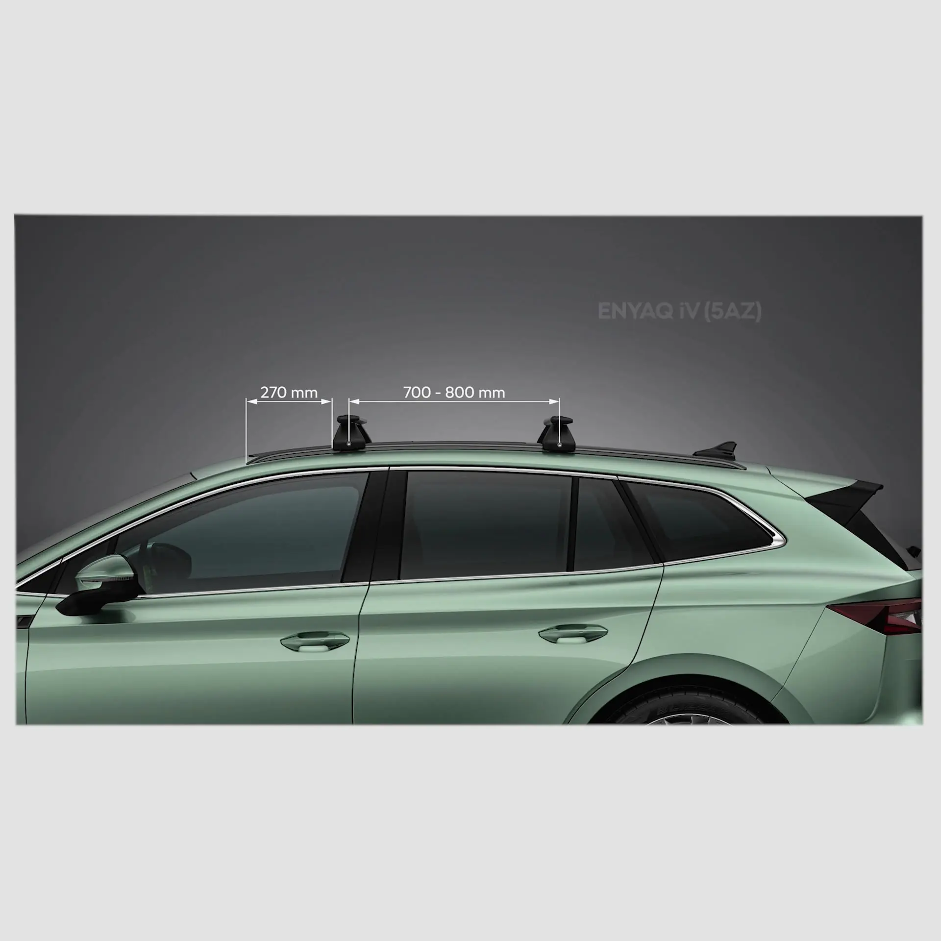 Takstativ Skoda Enyaq iV 2020 -> │ sett 2 stk. Image 4