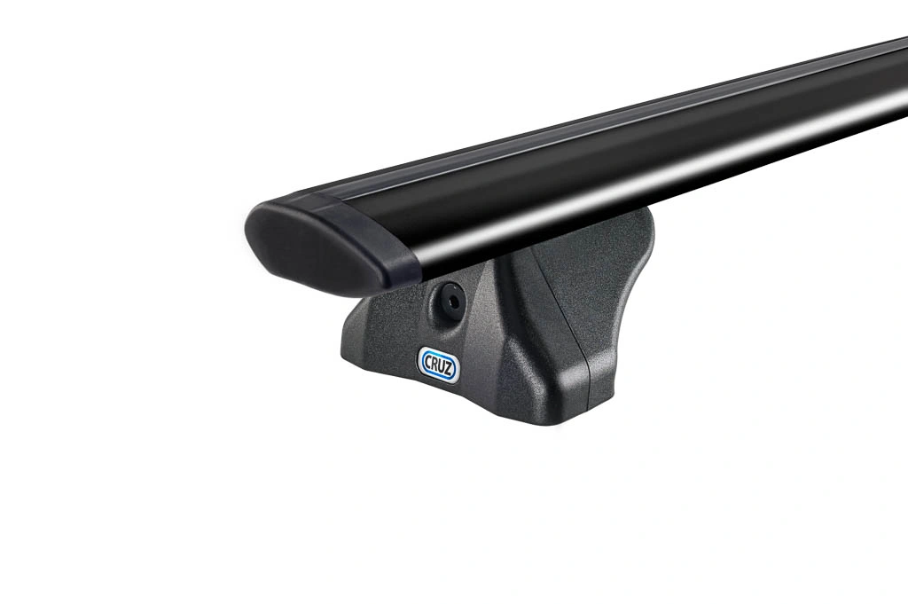 Takstativ Tesla Model S 2012 - 2016 │ Genuine® Cruz Airo Fix Dark 133 Roof Racks - sett 2 stk. Image 2
