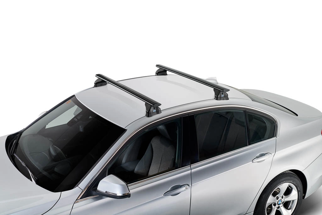 Takstativ Tesla Model S 2012 - 2016 │ Genuine® Cruz Airo Fix Dark 133 Roof Racks - sett 2 stk. Image 3